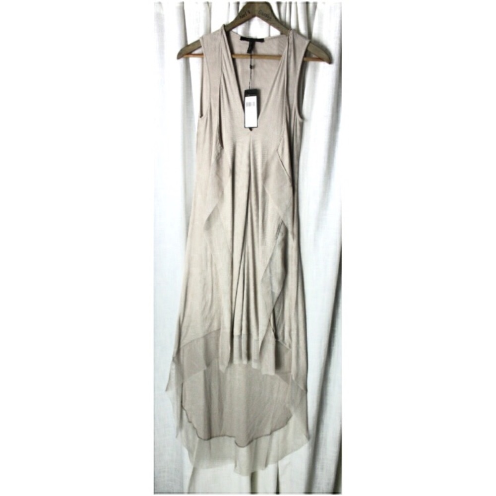 Bcbg MaxAzria Cydnee Ruffled Rayon High-Low Dress - Picture 4 of 9